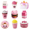 Antistress Squishy Hamburger Milkshake Squishe Donut Toys Stress Relief Anti Stress Practical Jokes Surprise Squshy Gift