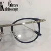 Sonnenbrillen Frames Vintage Fnished Myopia Brille Frauen Männer kurzsichtig Eyglasse Studenten Computer Antiblau Licht kurzsichtiges Brillen -1.0