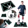 Mat d'entraînement de football de football Mat de jeu de football durable tapis tapis de sol non glissant Mat de football pour enfants Dribble Mat d'entraînement pour enfants cadeau