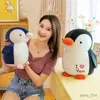 Nadziewane pluszowe zwierzęta urocze pingwiny pluszowa zabawka dziewczyna prezent dzieci urocze zabawki dziecięce zabawki