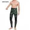 Combinaisons de maillots de bain pour femmes Men de la pêche de pêche à la pêche à la pêche à la plongée 3 mm Green CRSC Camouflage de néoprène humide Top / pantalon100kg