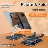 Stojaki 360 ° metalowe biurko mobilne Kutumyqc Uchwyt telefonu Stojak na iPhone iPad Xiaomi Regulowany stacjonar
