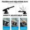 Stands XMXCZKJ Telescopische autoclip mobiele telefoonhouder ZUCHTE CUP AUTOUR WINDSHIELD Dashboard Telefoonhouder voor iPhone 11 Samsung Xiaomi 9