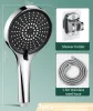 Control Xiaomi shower head with 5 adjustable modes highpressure shower with shower filter rotatable shower equipment rainfall shower