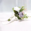 Fiori decorativi da sposa da sposa nozze da sposa bouquet di seta rose fatte a mano Casmento Mariage Forniture per la casa