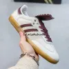 2023 Wales Bonner Pony Leopard Tonal Creme Branco Core Black Sporty Rich Designer Skate Sapatos de skate Vermelho Branco Green Mulheres esportes baixos tênis 36-45