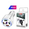 5 портов 90 Вт 3USB+2 CAR Chargers Type-C Type C Careger Fast Зарядка PD QC3.0 Зарядное устройство для автомобиля для iPhone 15 14 плюс 13 12 11 11 Samsung S24 S23 S22 с розничным пакетом