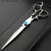 Tesoura de cabelo tesoura de corte profissional de 7 polegadas tesoura de cabelo para cabeleireiro de alta qualidade de aço japonês de aço de aço barbearia