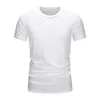 Herenpolo's 100%katoenen T-shirt voor mannen Ronde nek Sport T-shirts Gym Fitness Running Reding Casual Ademende korte mouw Sportswearl2404