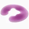 Oreiller 1pc de beauté Salon Silicone Gel Oreiller Spa Face Trou Face Cushion U Forme Oreiller lavable Reutilisable Face Down Cushion Massage Pillow