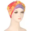 Berets Women's Eid Al Fitr Tie Dyed Drawstring Multi Colored Hairbands For Hair Non Slip Headbands Womens Folding