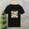 T-shirts masculins High Quty Luxury Marque 100% coton Design Horse Imprimée ts Summer Harajuku hommes / femmes T-shirt SLV