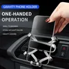 Auto -Telefonhalter Universal Mobile Gravity Stand Car Vent Smartphone GPS -Support Mobiltelefone für iPhone Android Samsung