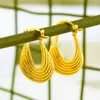 Boucles d'oreilles Couleur or pour les femmes Girl Africain Afrique des bijoux de mariée éthiopienne