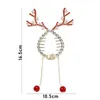 Clips de cheveux High Fixe Clip Bun Christmas Antler Fixer Small Claw Style coréen