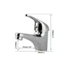 Bathroom Sink Faucets JIENI Chrome Polished Basin Mixer Tap Solid Brass 1 Handle Vessel Vanity Faucet Water