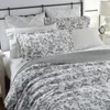 King Quilt Set katoen omkeerbaar beddengoed met bijpassende shams Home Decor voor alle seizoenen 240425