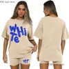 Meisje witte shirts dames t -shirt designer t -shirt zomer tops los solide kleur sweatshirt top tee luxe casual kleding getij gespoten tops dames vos tracksuit suit 476