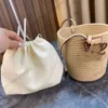 Häkeln Liebesumhängetasche Frauen Strandtasche Mode -Tasche Handtasche Designer Taschen Hochwertige lässige Gras gewebt.