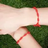 Braccialetti di fascino successo Amuleto Amuleto a corda tessuta a mano Bracciale regolabile decorazione versatile fortunato 7 nodi amante della treccia regali