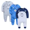 dresses 012 Months 3 Pcs Infant Baby Rompers Newborn Boys Clothing 100 Cotton Girls Unicorn Clothes Pamas Overalls Free Shipping