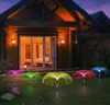 Siedem kolorowych słonecznych dekoracji ogrodowych Lampa Jellyfish Waterproof Flash Flowers Light