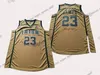 Zeldzaam 2024 Basketball jersey mannen jeugd vrouwen vintage lebron de originele middelbare school legendes irish college size s-6xl custom elke naam of nummer shirts