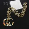 2023quisite International Lock Pendant Fashion Female Style Gold Plated Necklace High End Design Long Chain Designer Jewelry Selected Gift