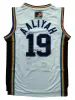 Jersey de basquete de basquete #19 Aaliyah Brick Layers 1996 Mtv Rock N Jock Jersey All Stitched Sport Shirt Us Size Sxxxl