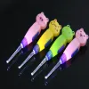 Syringe Baby Care Ooor Lepel Licht Kind Oren Reinigen met lichte groothandel oorsmeer lepel graven Lumineuze graafoor oor spuiten Japanse stijl