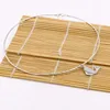 Pingentes boêmios 925 colar de prata esterlina feminino peixe vintage pingente de colar de ouro acessórios de moda feminina tamanho 43cm/47cm
