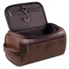 Sac de toilette en cuir pour hommes Femmes Dopp Kit pour hommes suspendus Sac de toilette Sac de toilette pour voyager pour un grand sac de cosmétique pour T 240422