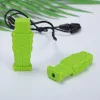 Robot Chewy Pendant Silicone Oral Sensory Chew Necklace Baby Teethers Robot Pencil Topper Toething Toy Buddy Sensory Chew Aid ZZ