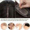 Toppers Rich Choices 7x13cm Human Hair Toppers Mechanism Silk Base Hairpieces Wigs Clip In Hair Extensions For Women Natural Hair Piece