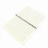 Marca 50 páginas Folha musical Manuscript Paper Stave Notation Notebook Spiral Bound for 4 Style Escolha