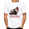 T-shirt maschile Mick Doohan 01 # T-shirt Nuovi uomini estivi Short Slve Gs Adventure Moto Sport Tops Casual Whites Rider MOTORCYCLE TS T240425