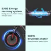 Iscooter i9max 전기 스쿠터 성인 전기 스쿠터 전기 킥 스쿠터 E- 스쿠터 30-40 km 10 "타이어 접이식 500W 스쿠터