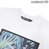 Vêtements de créateurs haut de gamme pour Paa Angles Limited Coconut Tree Imprimez le cou rond T-shirt à manches courtes pour les hommes avec des étiquettes originales de 1: 1