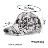 Ball Caps Fashion Women Men Men Baseball Vintage Retro Peinture Imprimé Casquette Casquette Unisexe Royaume enroulé Hip Hop Papé