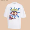 T-shirt maschile Frog Drift House of Errors Streetwear Hip Hop Fashion Graphics Stampato abbigliamento vintage per magliette di grandi dimensioni Tops per maglietta per Menq2404251