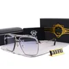 2023 Nouvelles marques Men Pair Eyewear Women Square UV400 Protective Aviation E E EOBLES LUXE MARCHES DITA AVEC CAS 95527217S