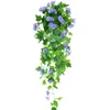 Decoratieve bloemen Duurzame nepplantbloem realistische sieringen aantrekkelijk Morning Glory Simulation Haning Home Decor