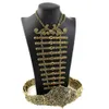 Sunspicems Retro Vintage Turkish Caudasus Belt Sets для женщин для женщин мусульманское платье бирюзовое necklace wast