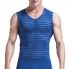 Men's Tank Tops See Through Sleeveless Vests Mens Gym Singlet Training Bodybuilding Top Fitness T-Shirt Undershirt Sheer Pajamas A50