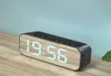 A18 Mini Mirror Alarm Clock -högtalare Smart trådlös Bluetooth -högtalare med stereo -ljudeffekt Varor Hög kvalitet6212462