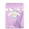 Blankets Swaddling 76*102CM Baby Blanket Warm Double Layer Swaddle Wrap Newborn Thermal Soft Bath Towel Baby Stroller Blanket Cover Sleepsack