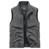 Plus Size 7XL 8XL Men's Fishing Vest Outdoor Quick-Dry Hunting Travel Gym Jogging Running Sport Sleeveless Mesh Waistcoat Jacket 240423