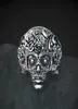 Unique 316L Stainless Steel Heavy Sugar Skull Ring Mens Mandala Flower Santa Muerte Biker Jewelry Size 7 141156655