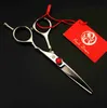 Hair Scissors 528# 5 Brand Purple Dragon Professional Hairdressing Scissors With Bag 440C Home Salon Barbers Cutting Scissors Hair Shears Q240425