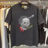 Designer Men's Tshirt Summer New Fashion Trend T-shirt tryckt rund hals bomull Kort ärm T-shirt konstnärlig känsla